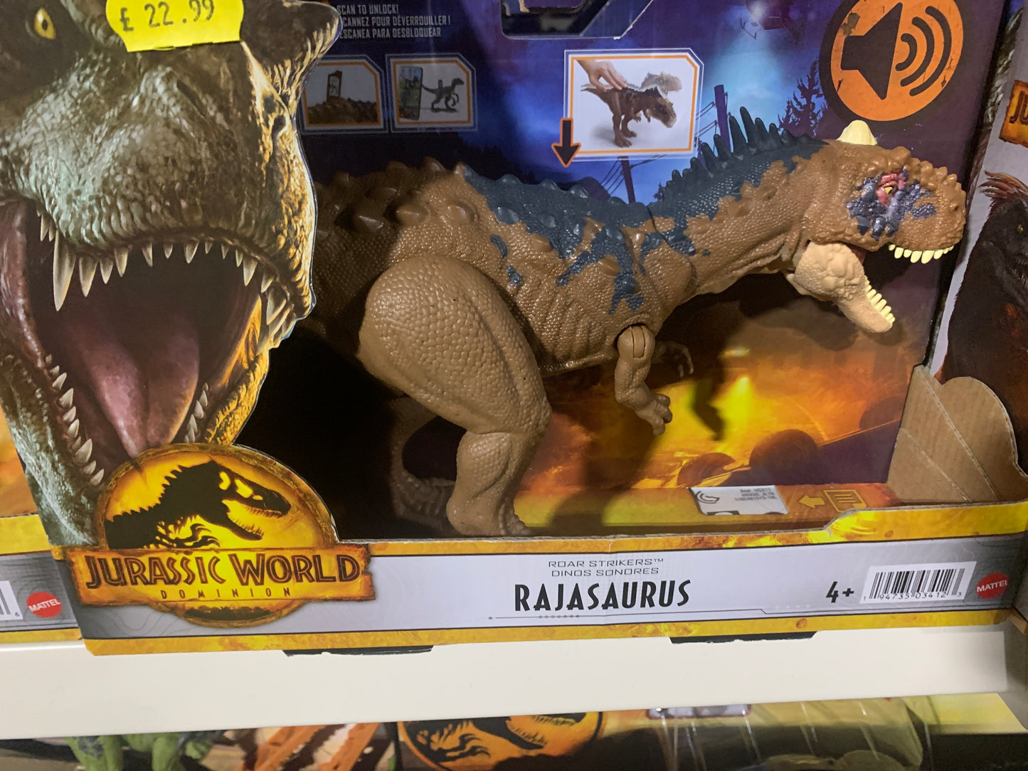 Jurassic World Roar Strikers Rajasaurus