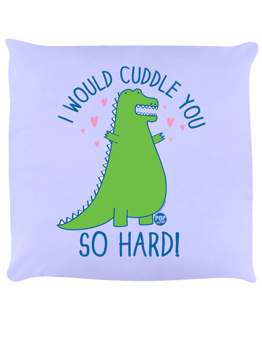 Pop Factory I Would Cuddle You So Hard! Lilac Cushion