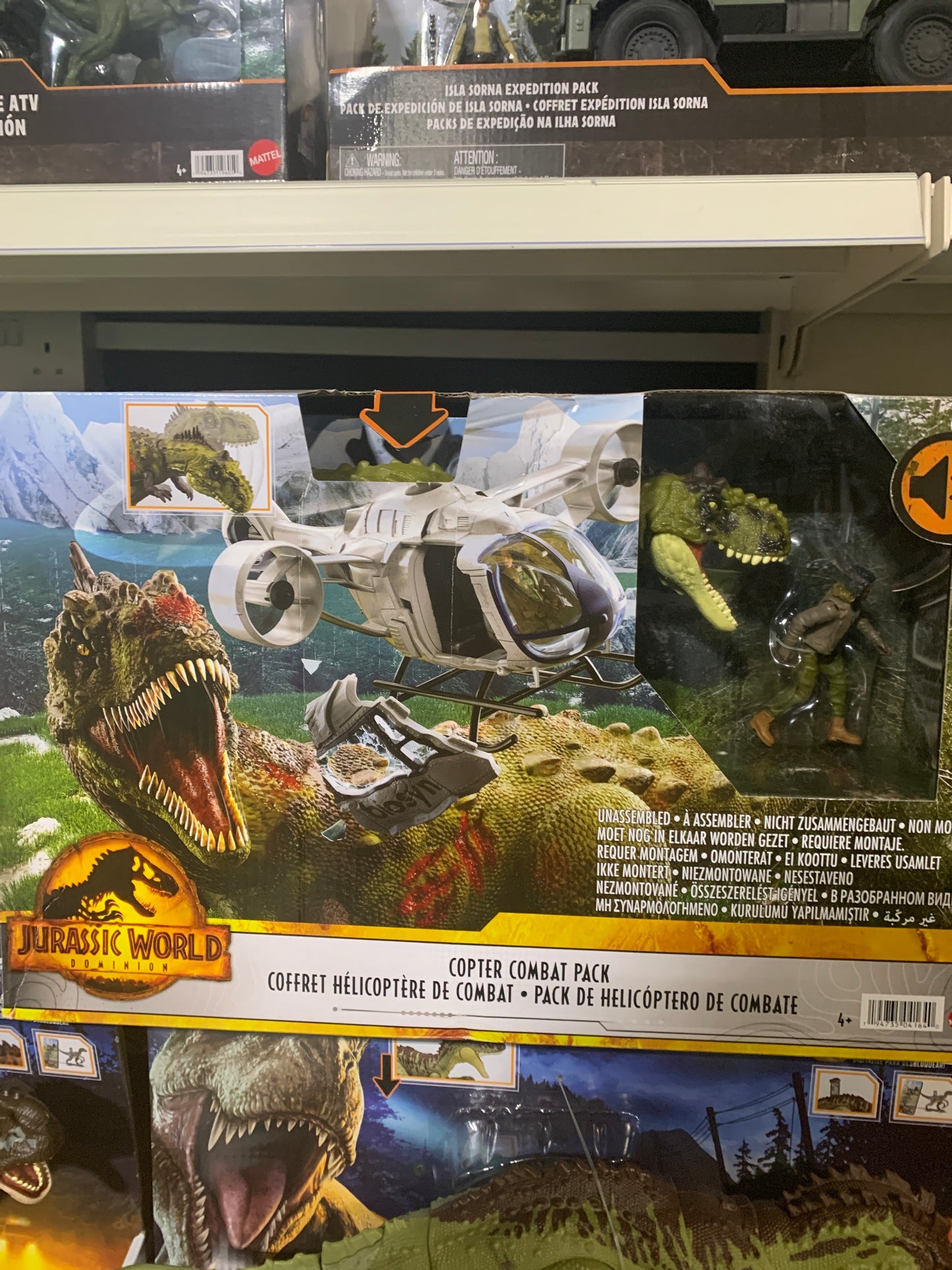 Jurassic World Copter Combat Pack