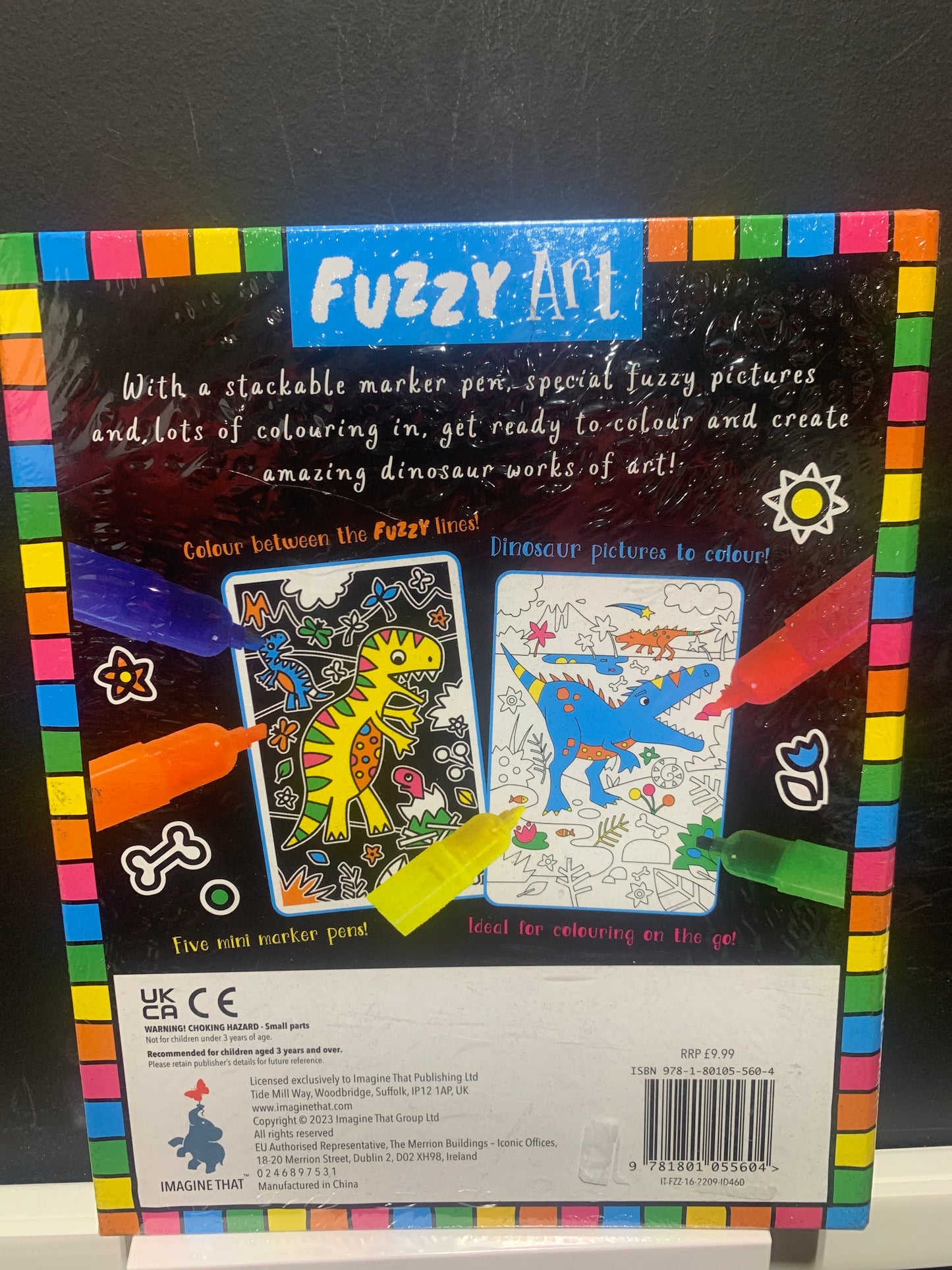 Fuzzy Art Dinosaurs