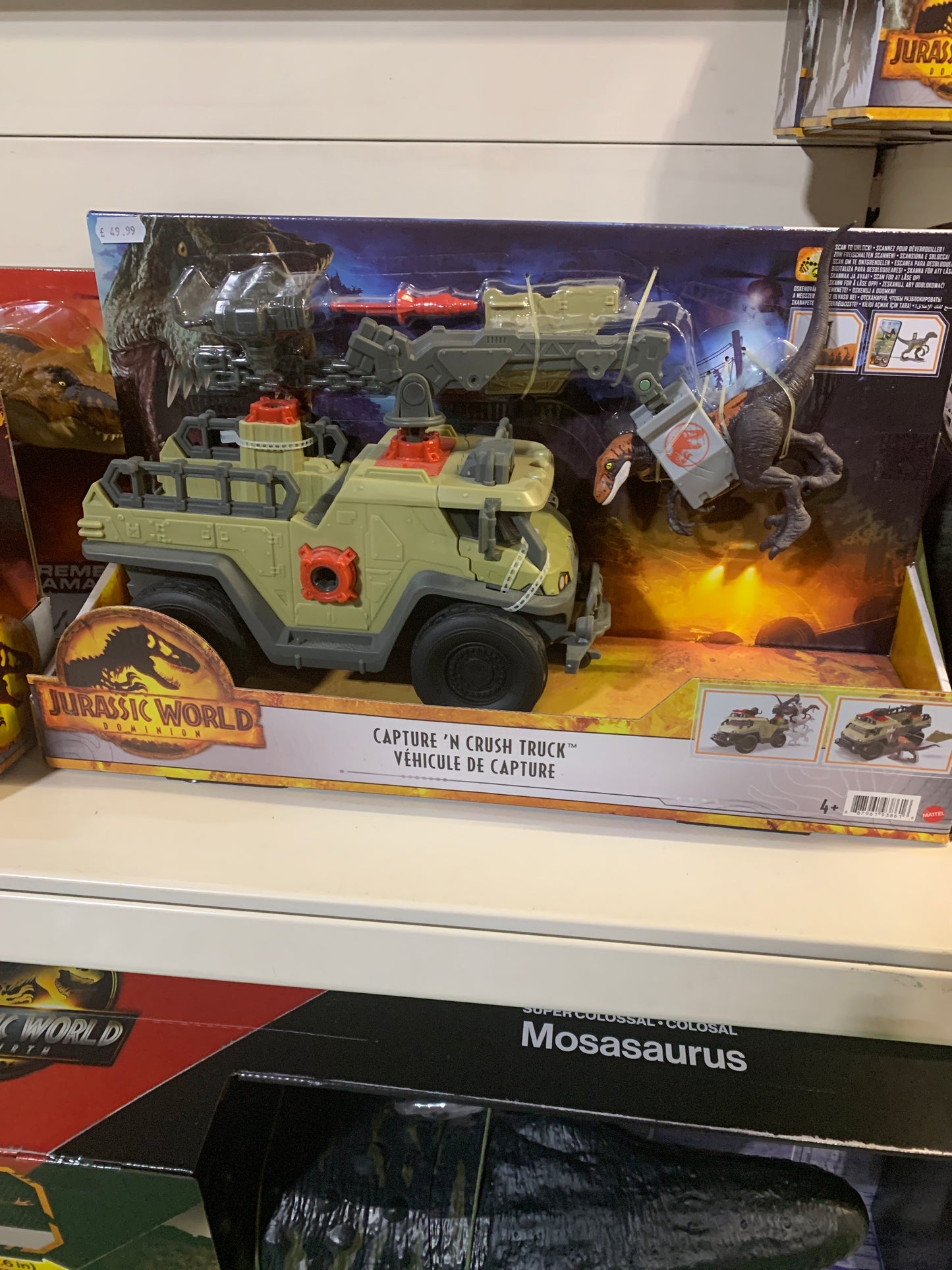 Jurassic World Dominion Capture N Crush Truck