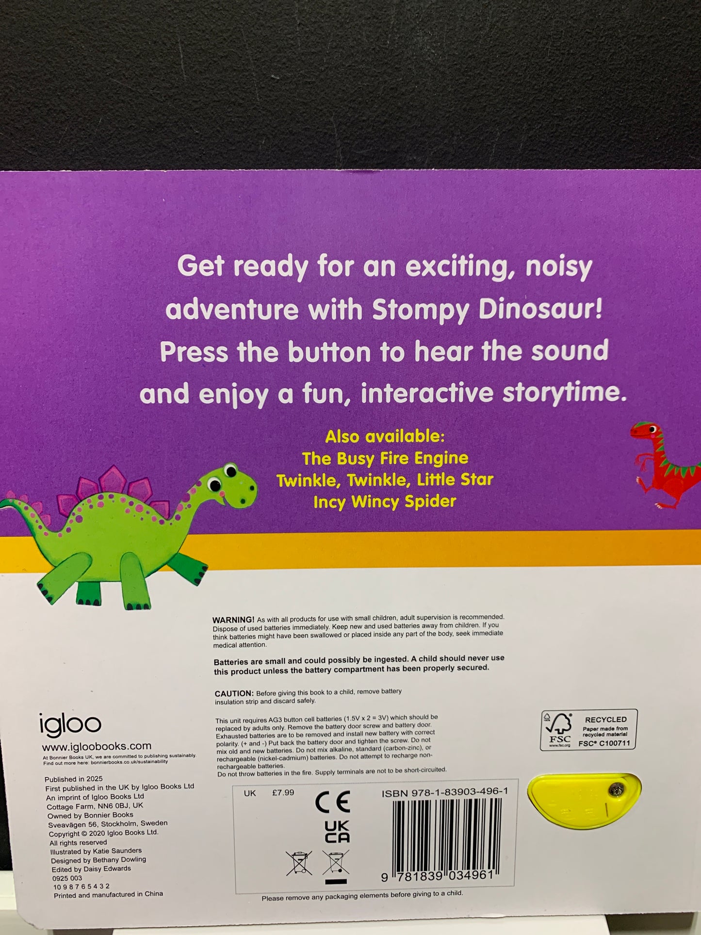 The Very Noisy Dinosaur