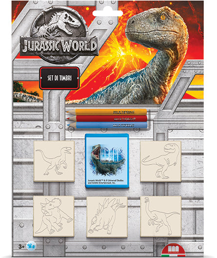 Jurassic World Rubber Stamp 5 pk