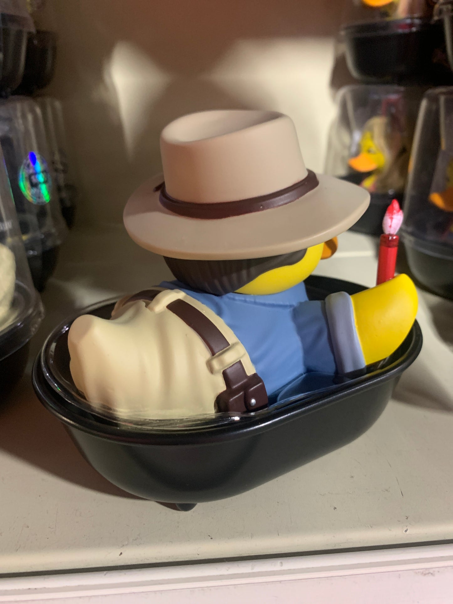 JURASSIC PARK DR. ALAN GRANT TUBBZ COSPLAYING DUCK COLLECTIBLE