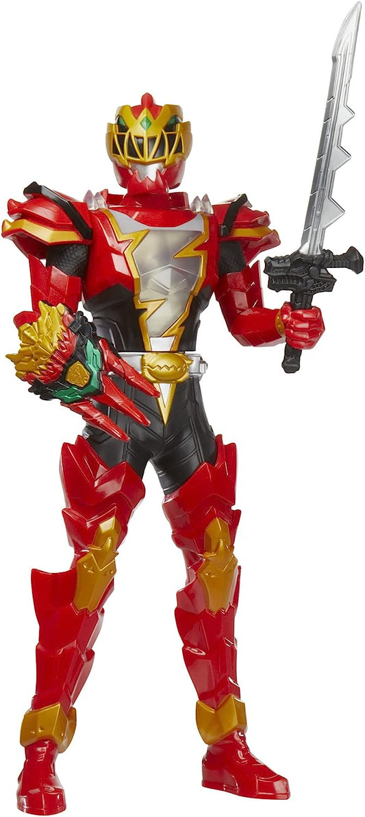 Power Rangers Dino Fury Spiral Strike Red Ranger 30-cm-scale Electronic Action Figure