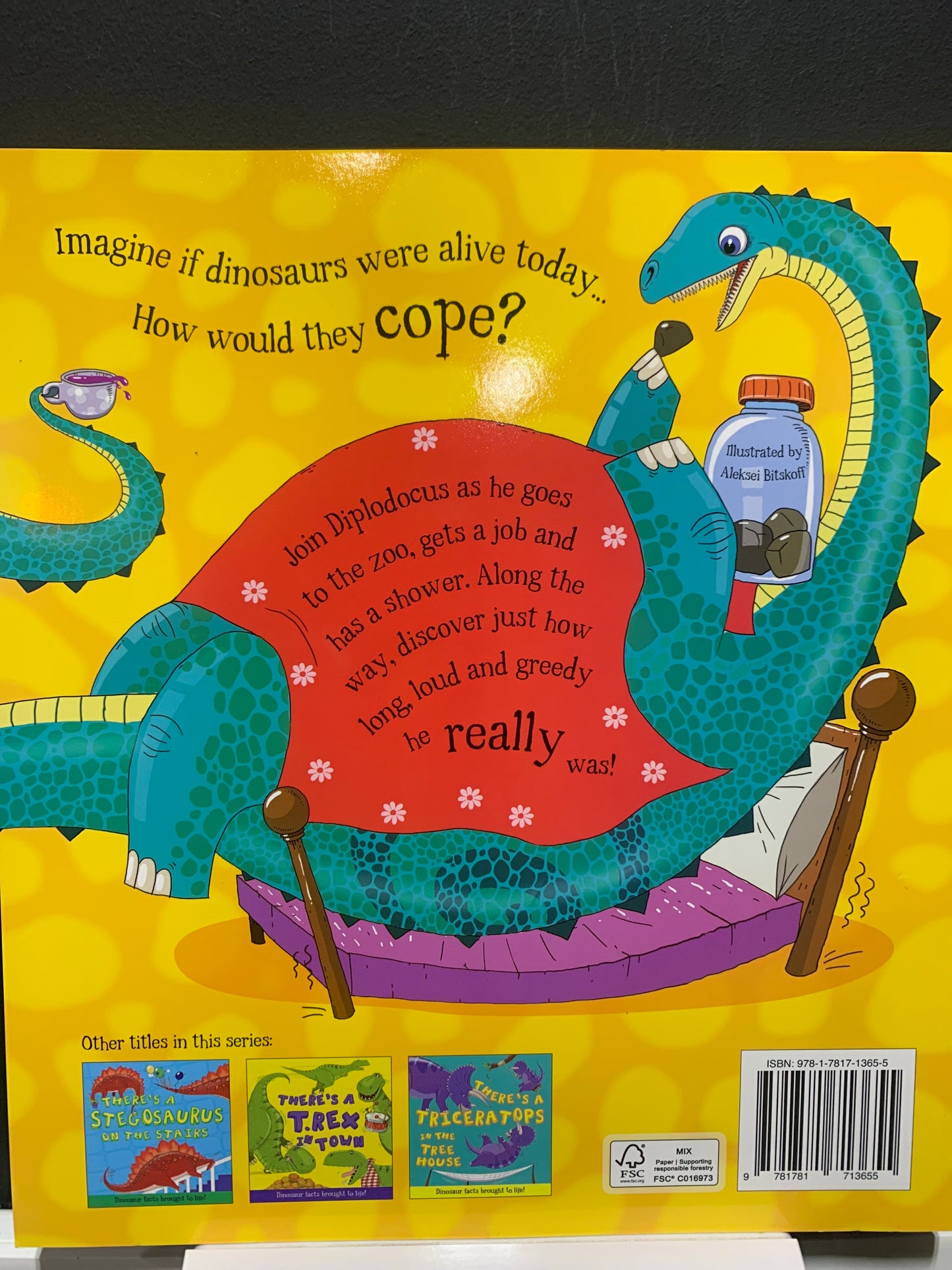 There’s a Diplodocus at the door