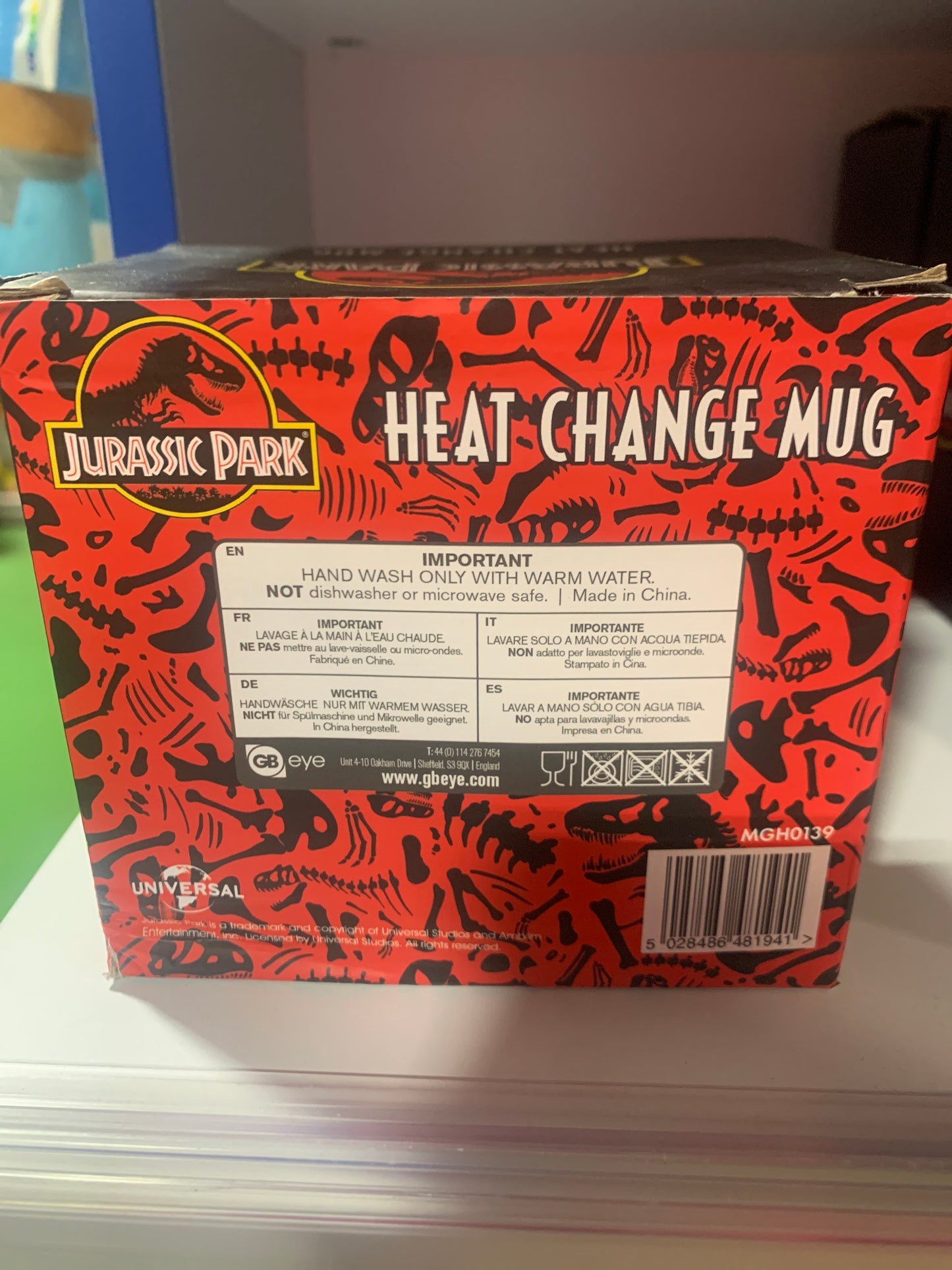 Jurassic Park Clever Girl Heat Change Mug