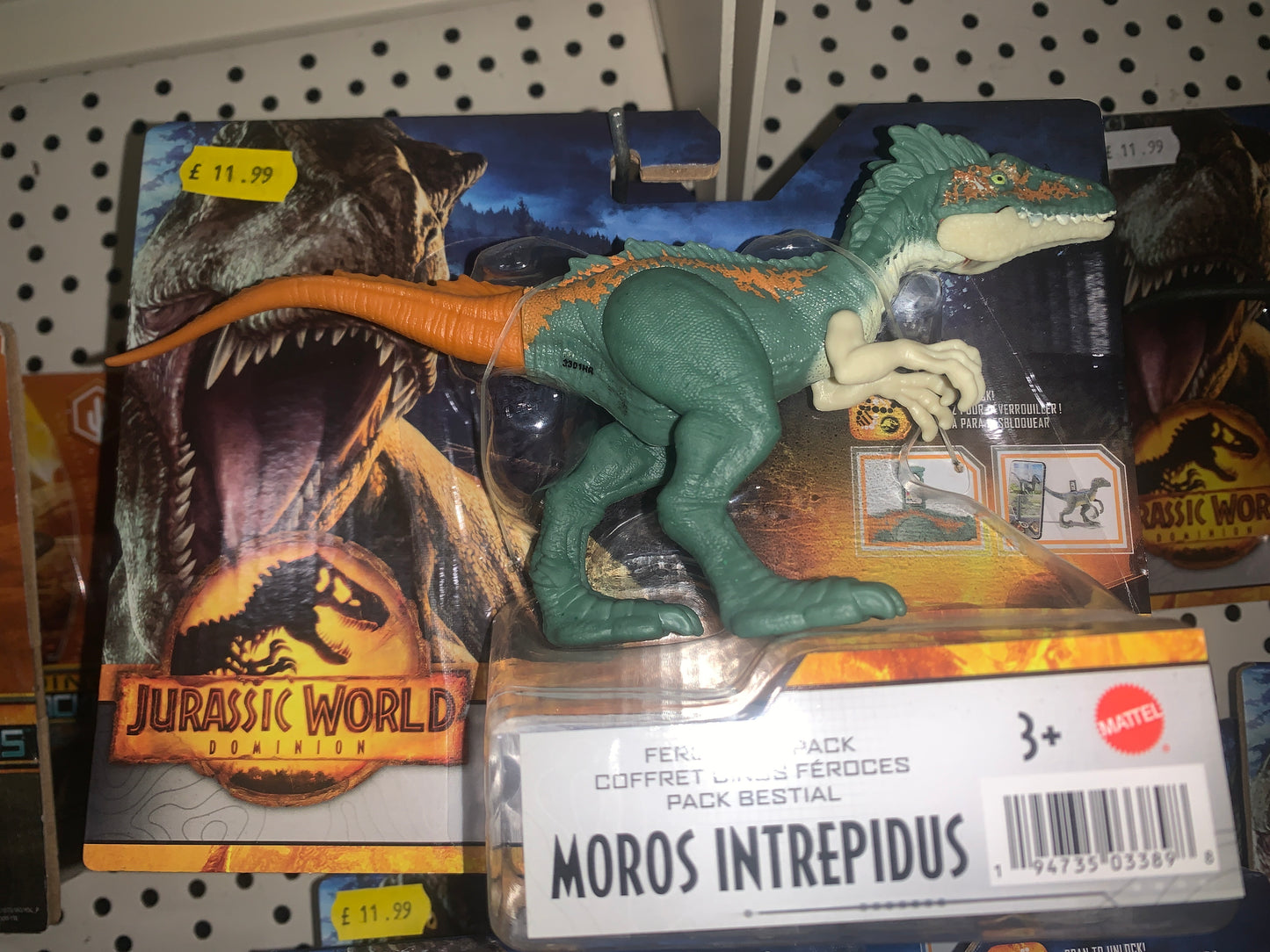 Jurassic World Ferocious Pack Moros Intrepidus V1