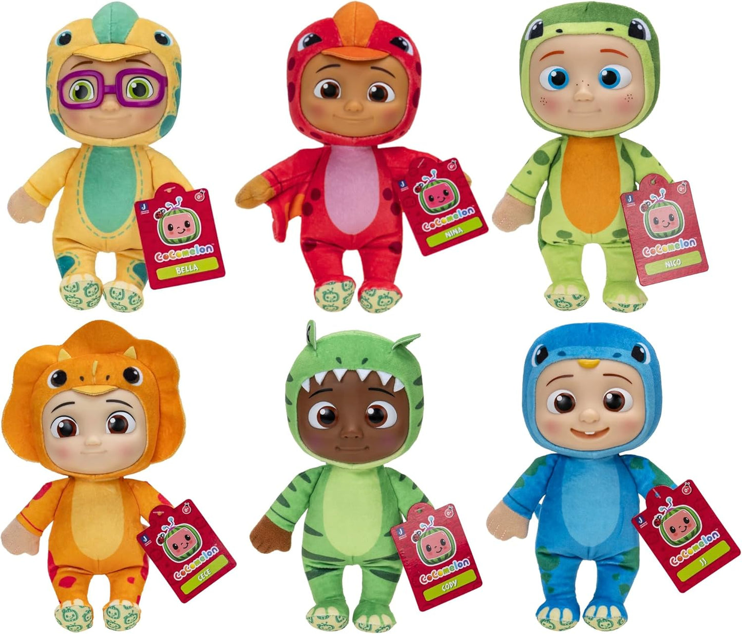 COCOMELON 20CM DINOSAUR PLUSH - NICO