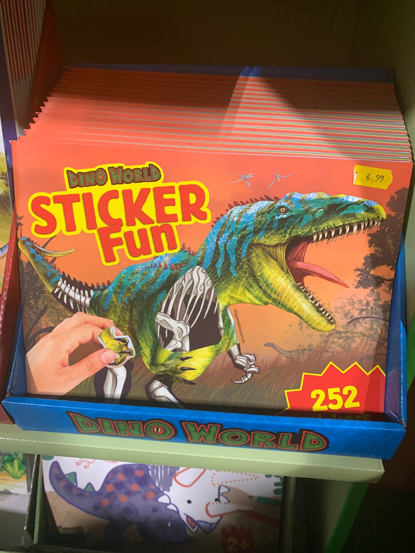 Dino world sticker fun