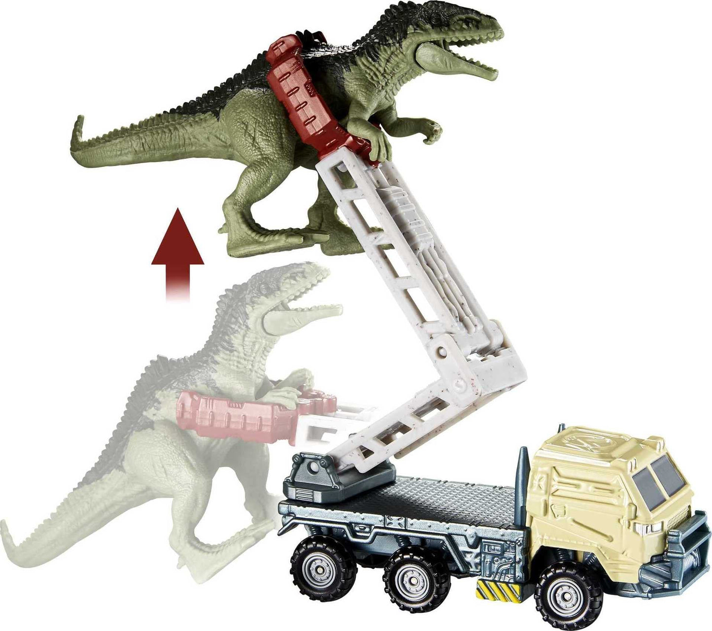 MATCHBOX JURASSIC WORLD DOMINION DINOSAUR GIGANOTOSAURUS LOADER VEHICLE
