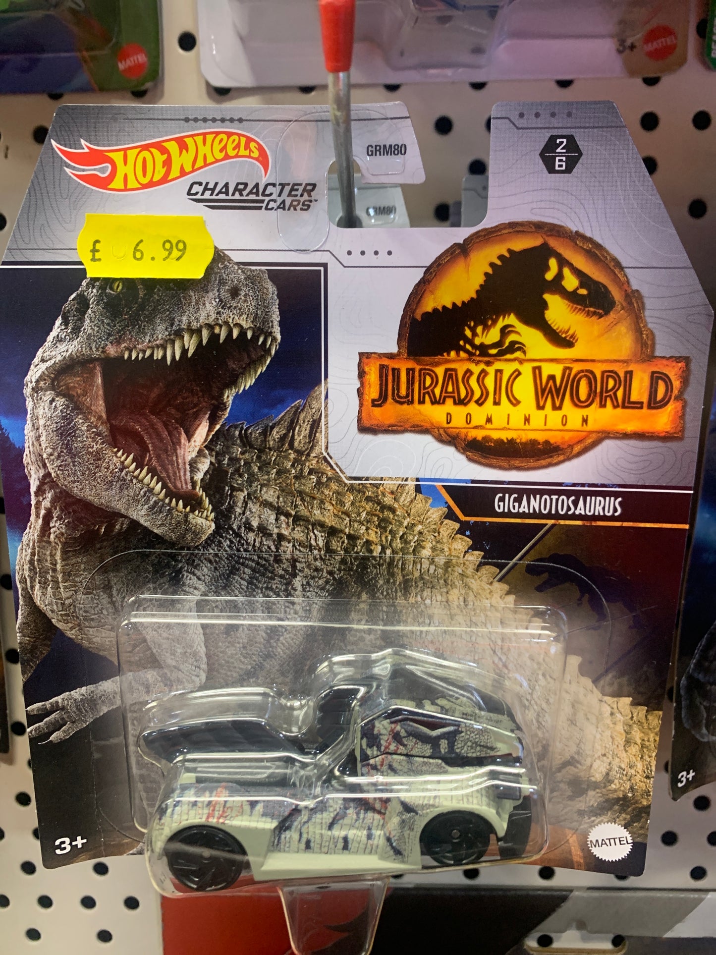Hot Wheels Character Cars JW Dominion Giganotosaurus