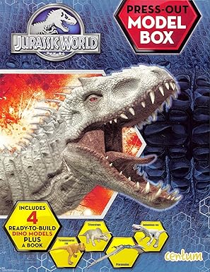 Jurassic World Press-Out Model Box
