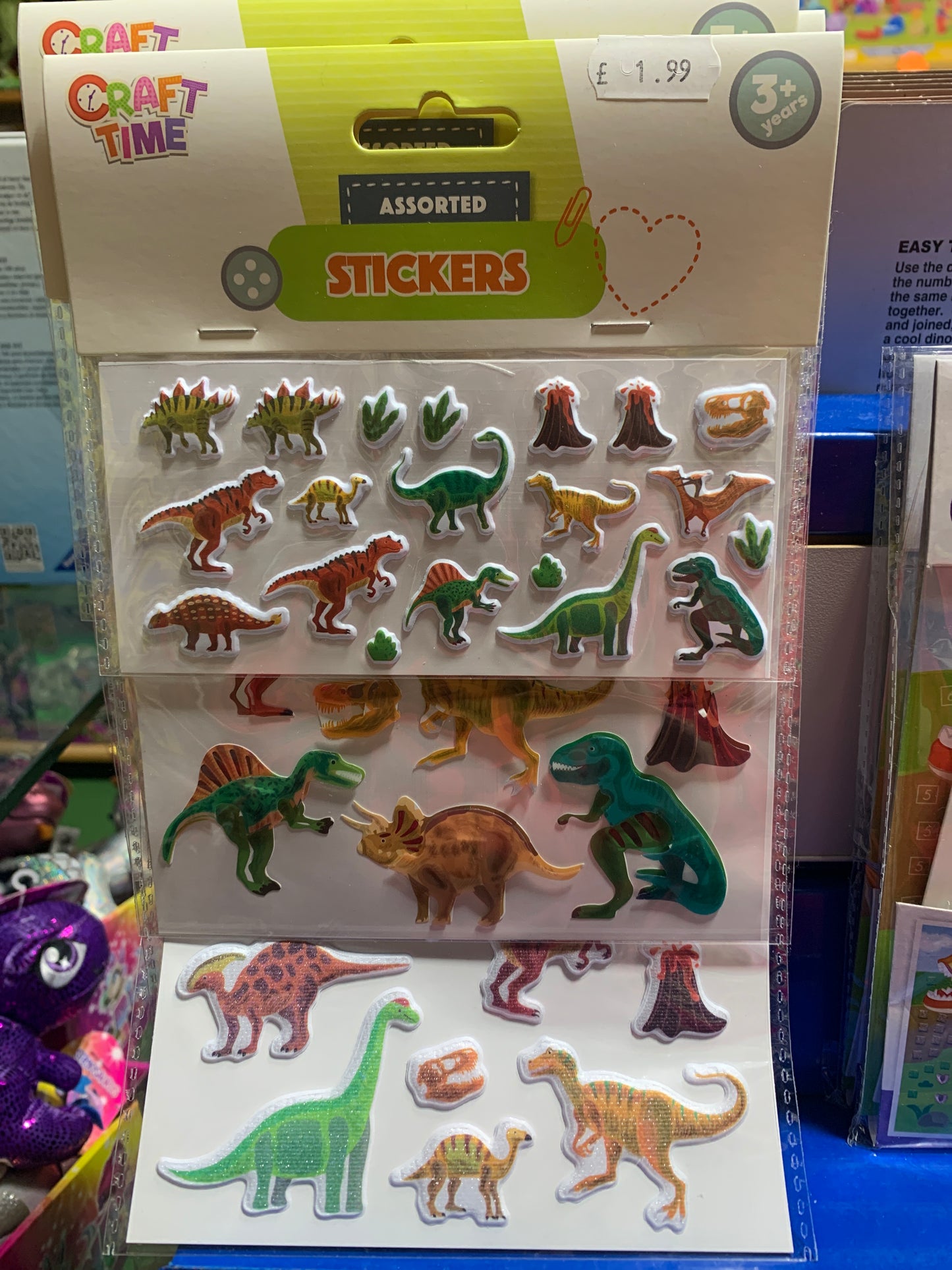 Craft Time Puffy Stickers