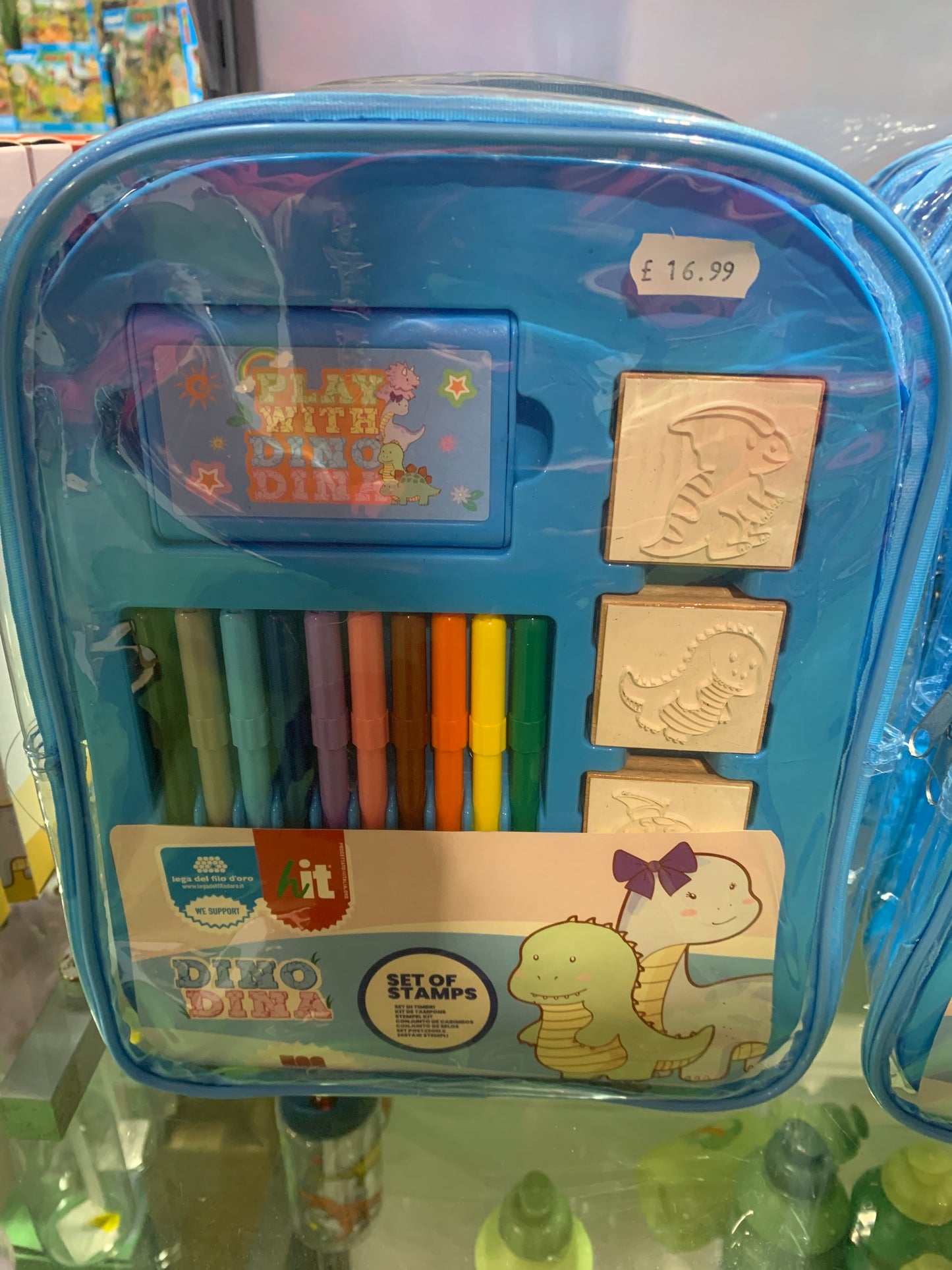 Dino Dina Backpack set 24132