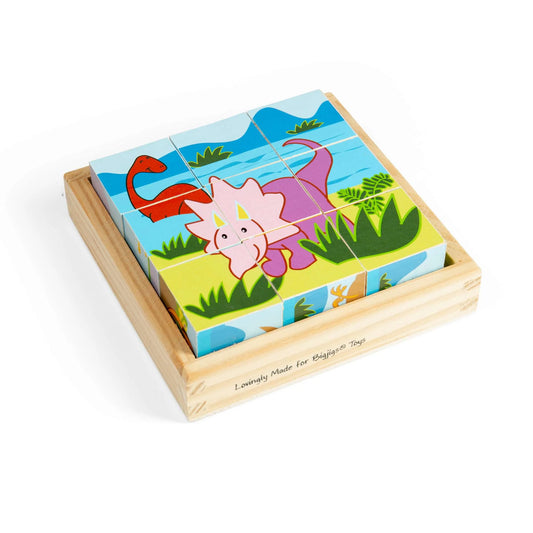 Bigjigs Dinosaur Cube Puzzle