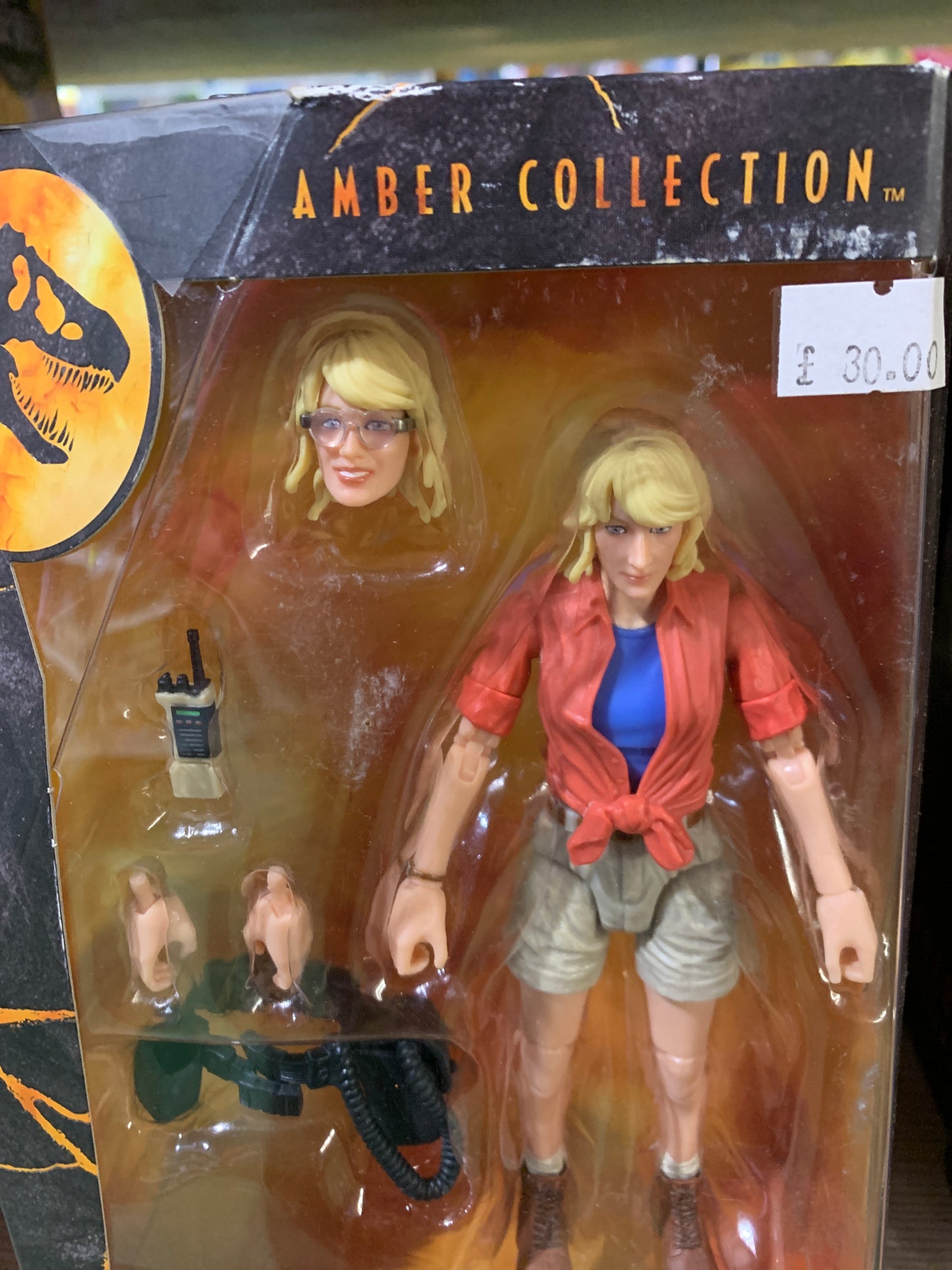 Jurassic World Ellie Sattler Amber Collection Figure