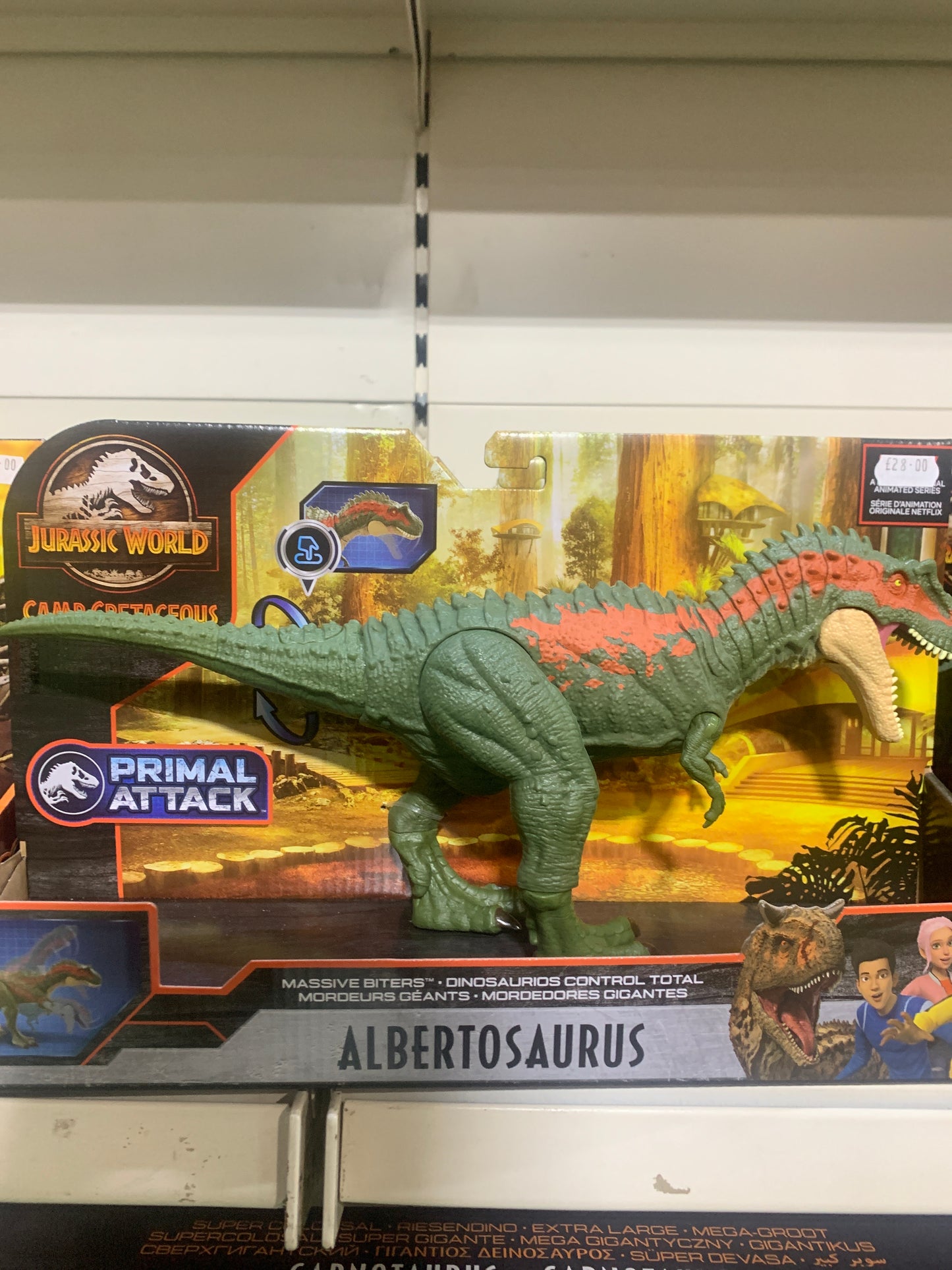 Jurassic World Camp Cretaceous Massive Biters Albertosaurus