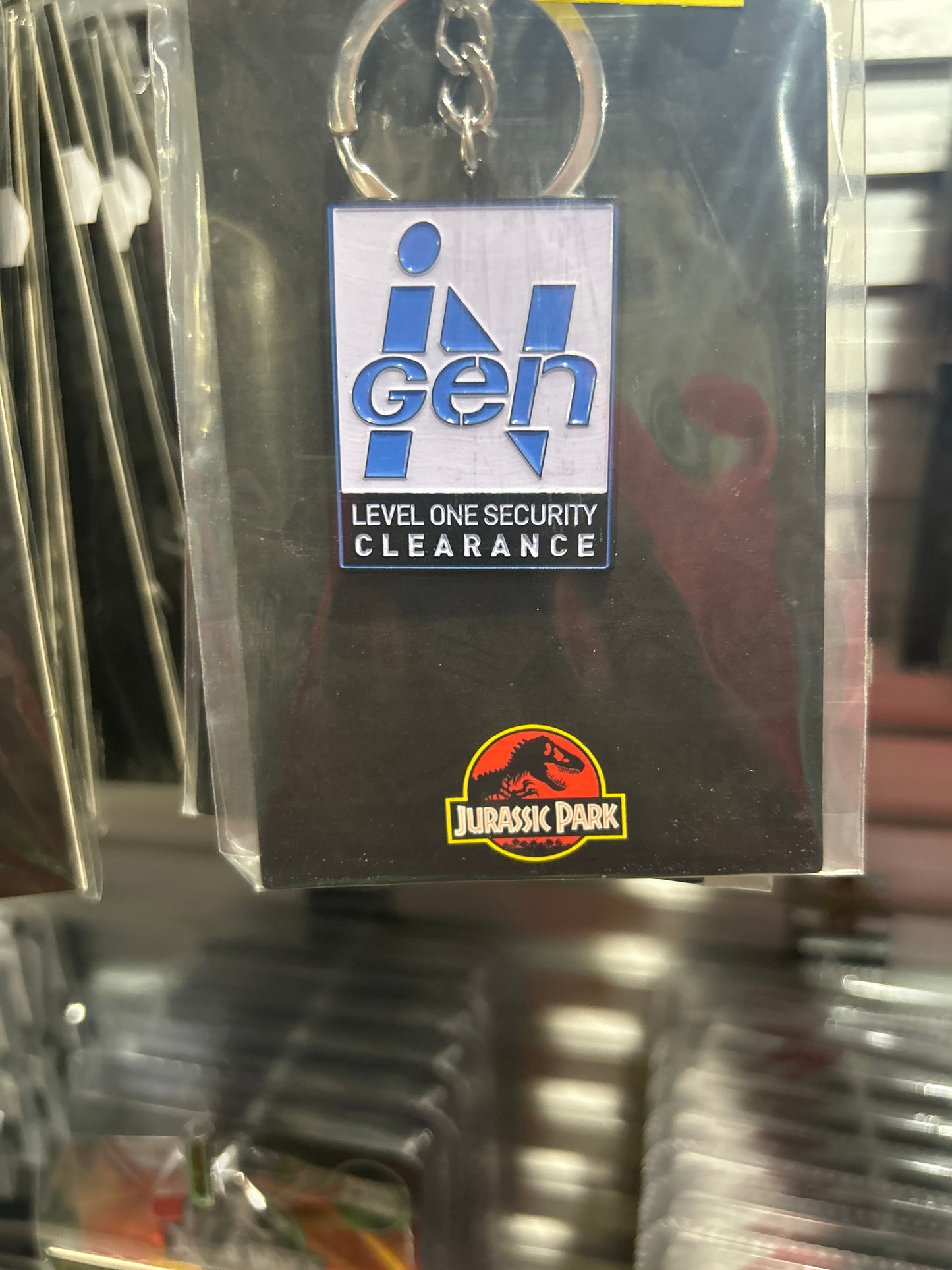 Jurassic Park In-Gen Keyring
