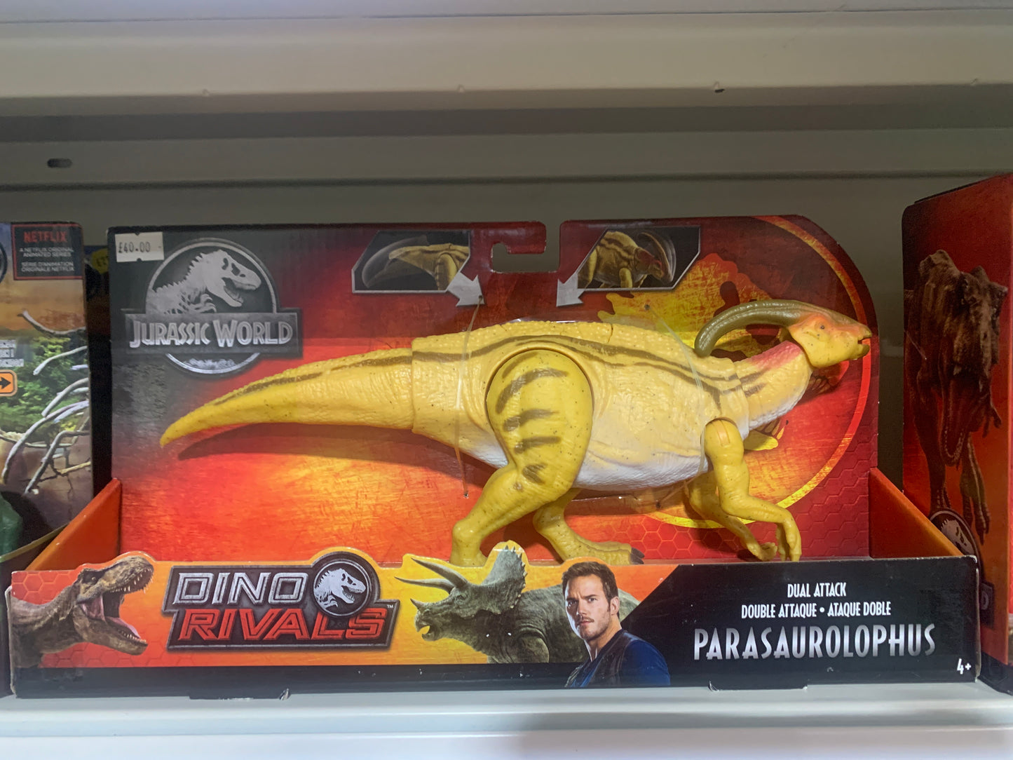 Jurassic World Dino Rivals Dual Attack Parasaurolophus