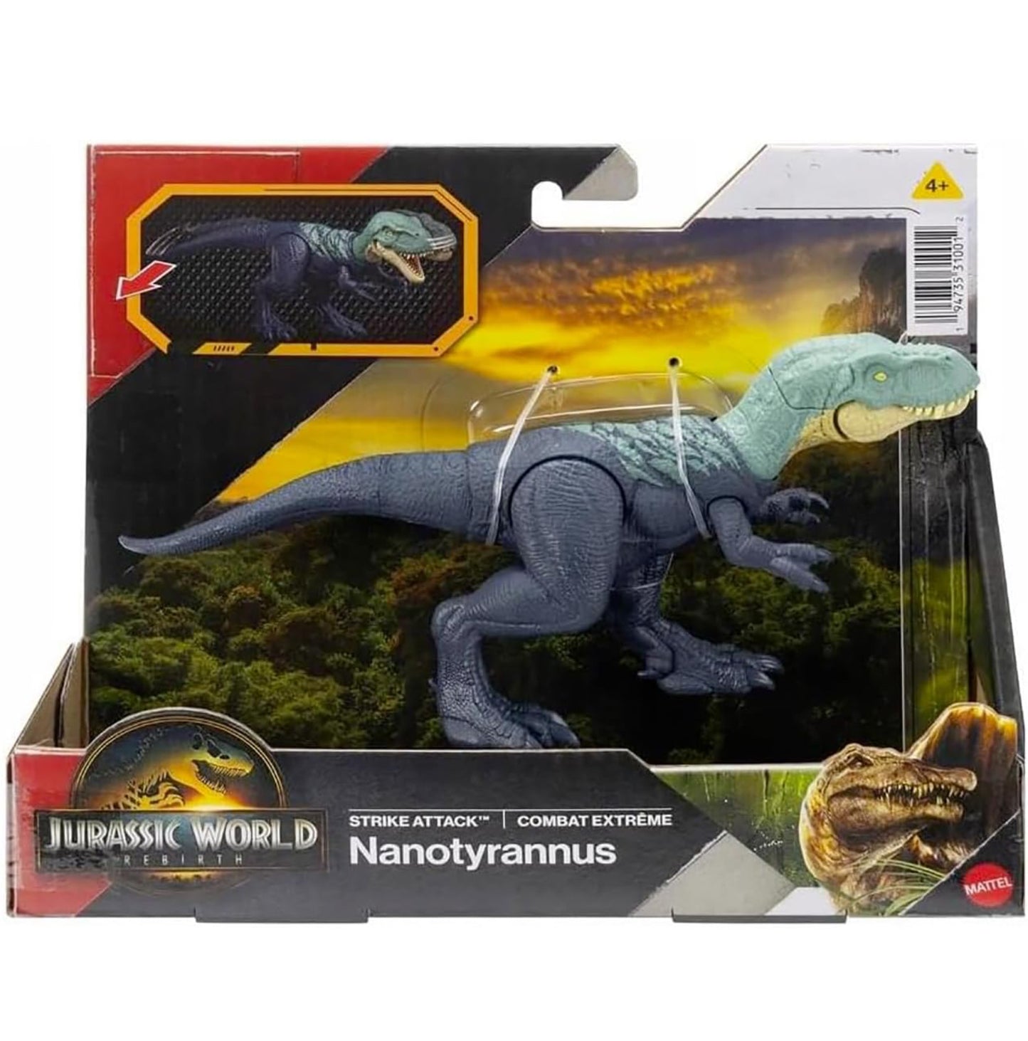 Jurassic World Rebirth Strike Attack Nanotyrannus