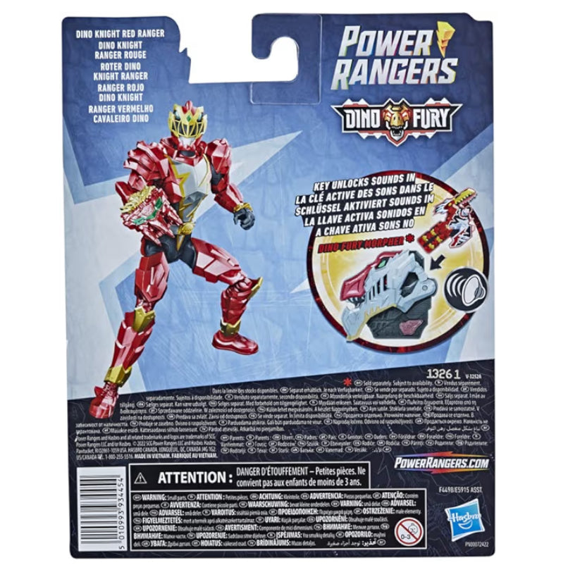 Power Rangers Dino Fury - Dino Knight Red Ranger