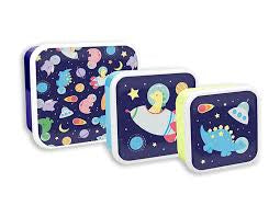 Dinos in Space - Set of 3 Snack Boxes