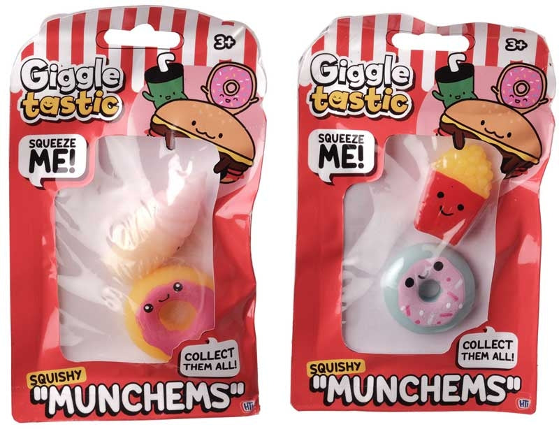 GIGGLE TASTIC SQUISHY MUNCHEMS ASSORTED
