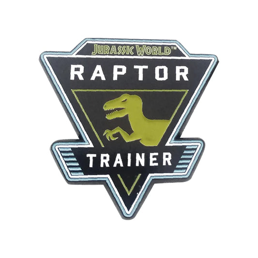 Jurassic World Raptor Trainer Pin Badge