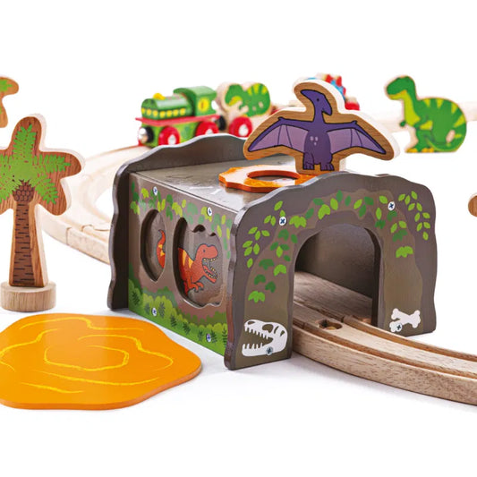 BigJigs Rail - T-Rex Tunnel