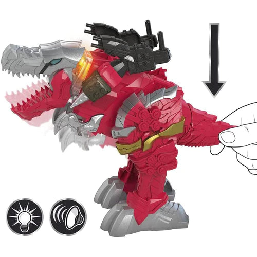 Power Rangers Battle Attackers Dino Fury T-Rex Champion Zord