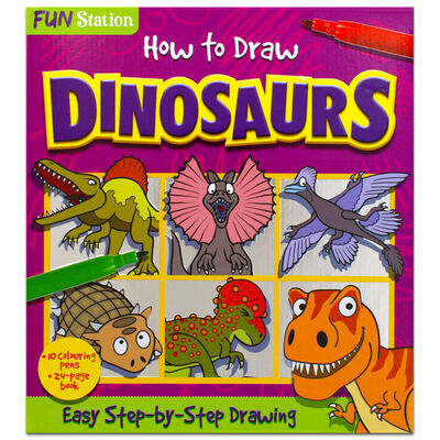 Fun Station How to Draw Dinosaurs
