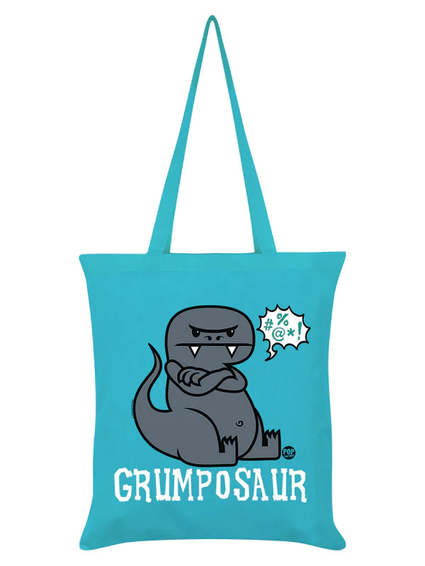 Pop Factory Grumposaur Azure Blue Tote Bag