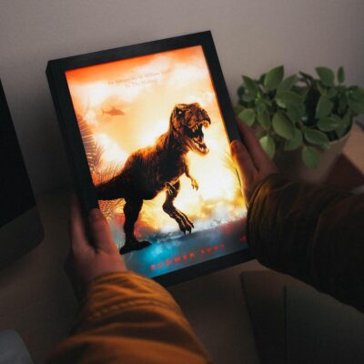 Grupo Erik Mood Light Framed Prints - Jurassic Park Merchandise