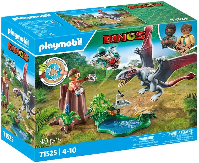 PLAYMOBIL DINOS: OBSERVATORY FOR DIMOPHORDON 71525