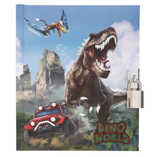 Dino World Diary with Padlock