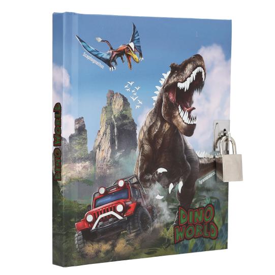 Dino World Diary with Padlock