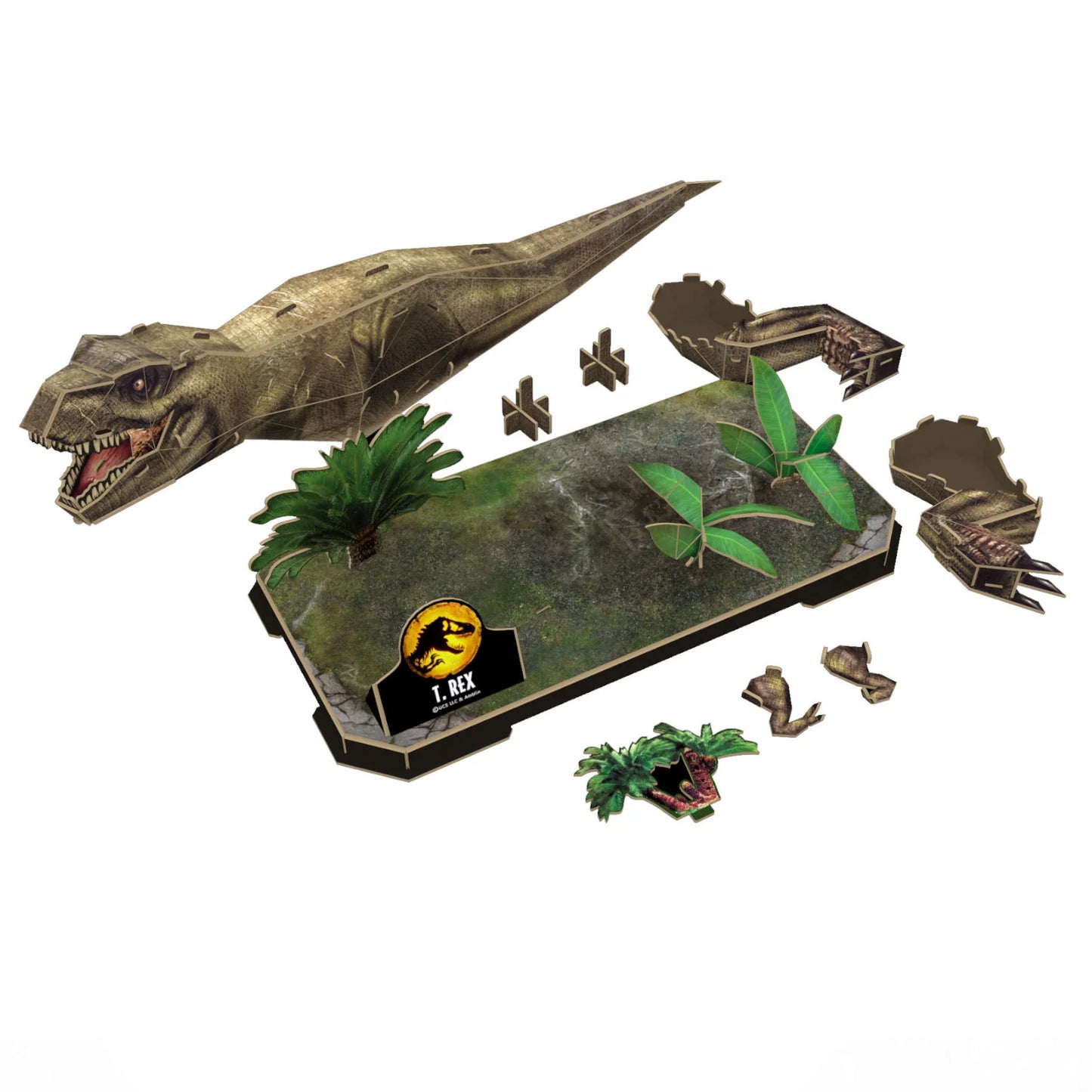 Jurassic World Tyrannosaurus Rex 3D Moveable Puzzle