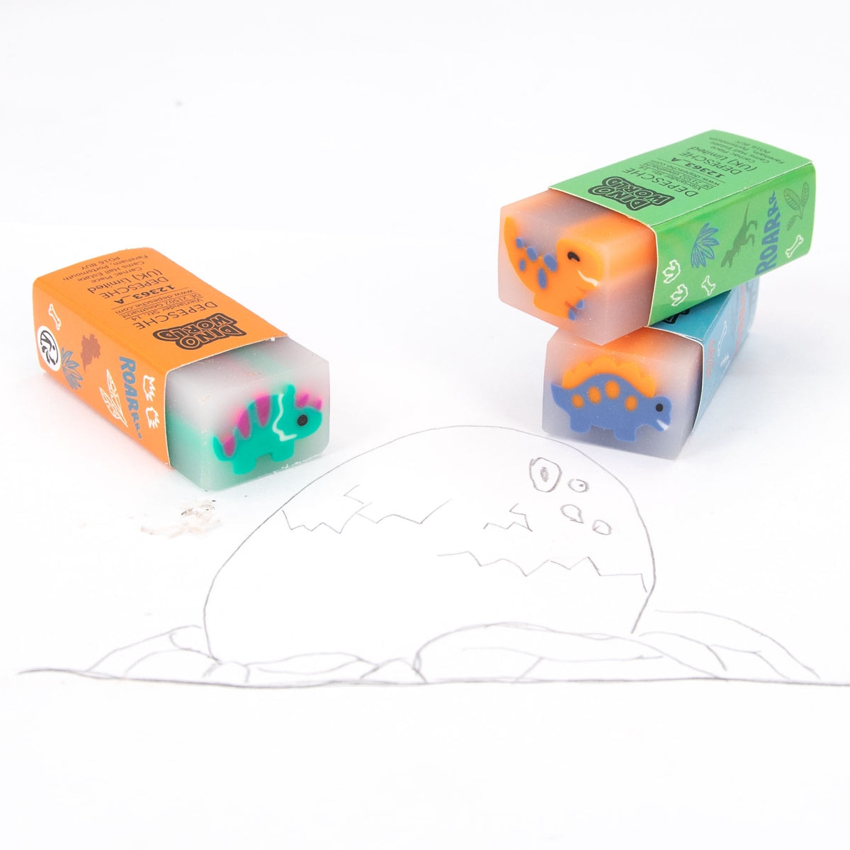 Dino World Jelly Eraser