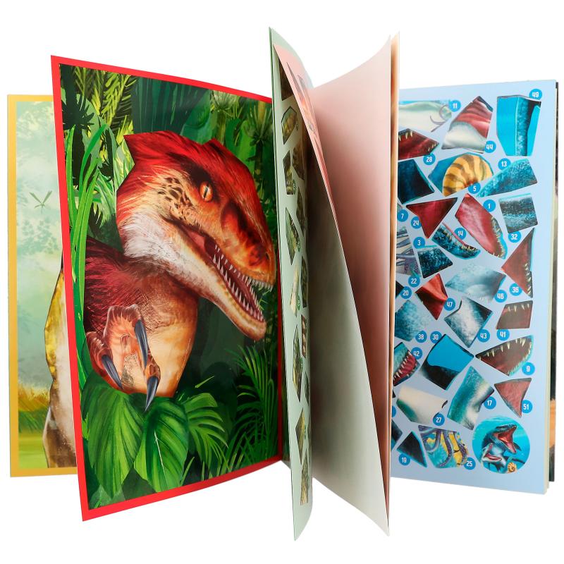 Dino World Number Stickers