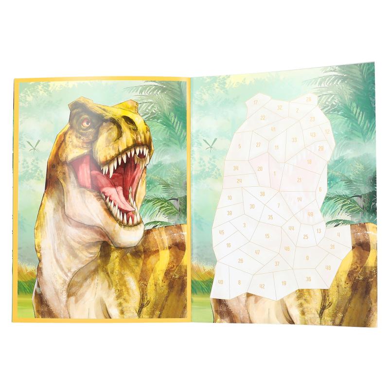 Dino World Number Stickers
