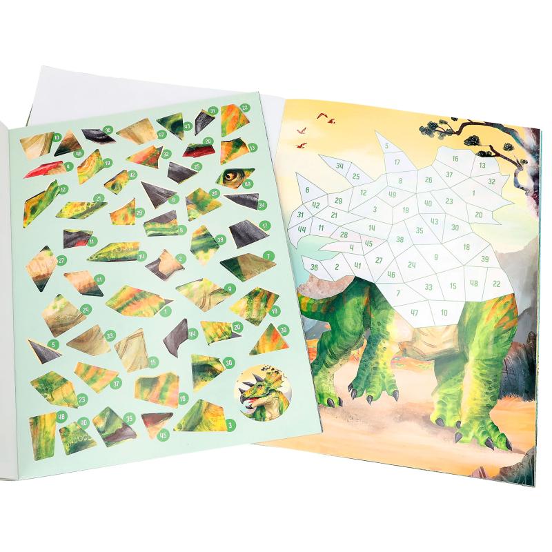 Dino World Number Stickers