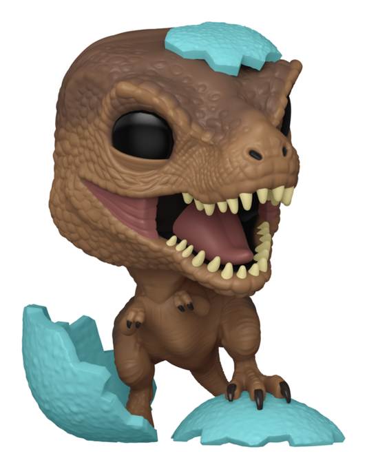 Dinosaur toy figure with open mouth on a white background