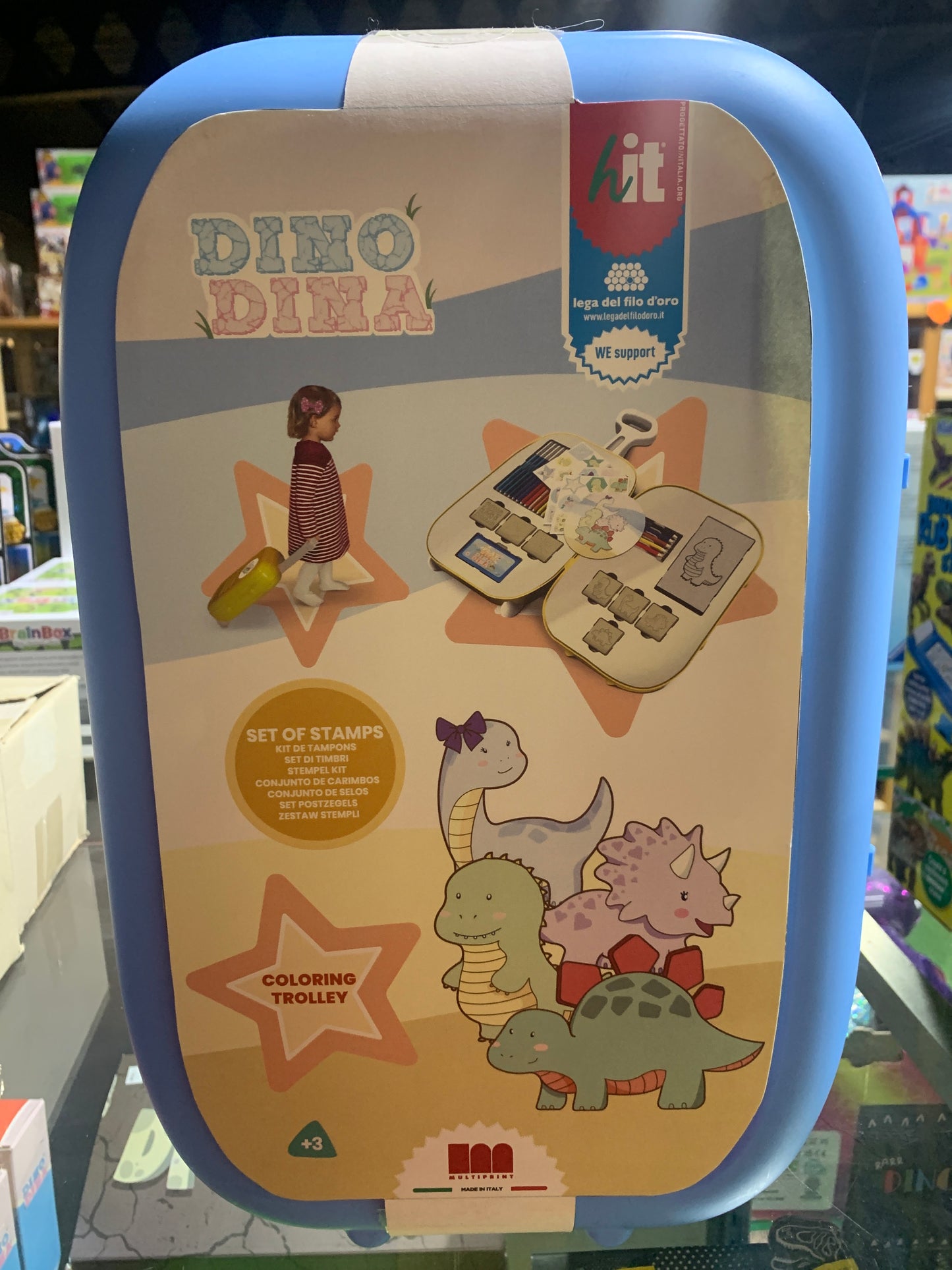 Dino Dina Trolley Case set 64132