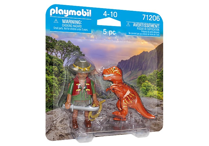 Playmobil Adventurer with T-Rex 71206
