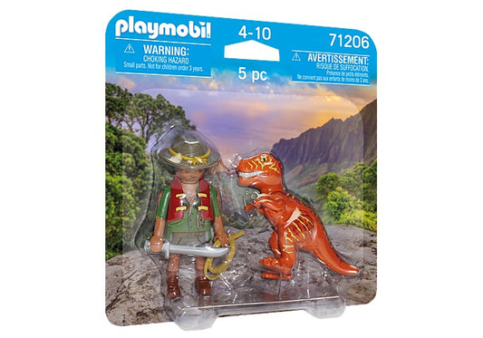 Playmobil Adventurer with T-Rex 71206