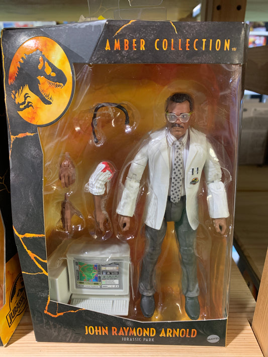 Jurassic World John Raymond Arnold Amber Collection Figure