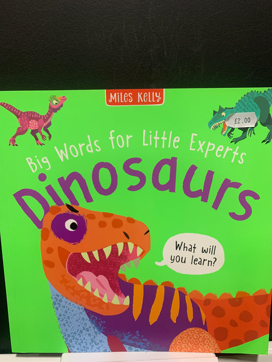 Big words for little experts dinosaurs