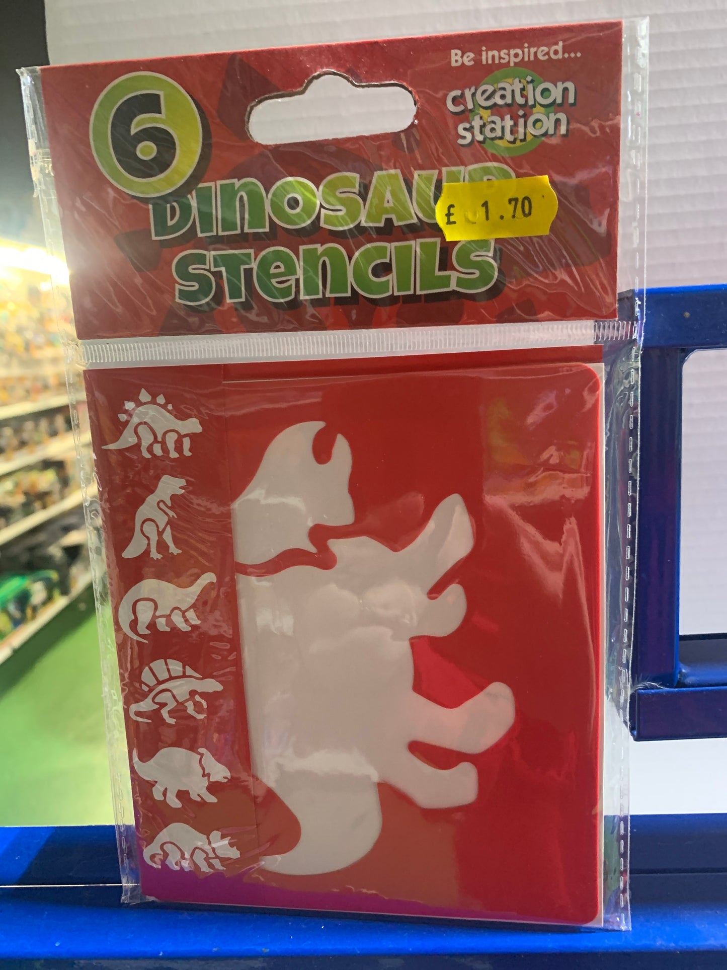 Creation Station 6 Dinosaur  Stencils