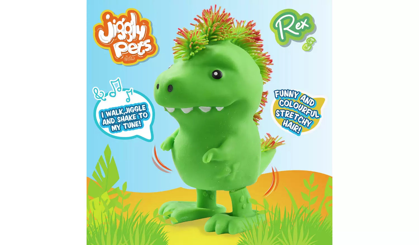Jiggly Pets Rex The Dino